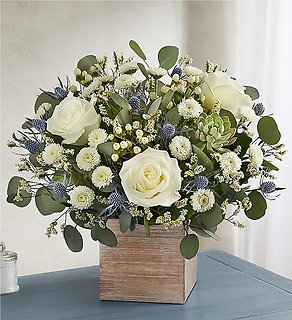 Country Pearl Succulent Bouquet