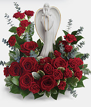 Angel\'s Embrace Red Rose Arrangement