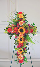 Golden Sunset Cross