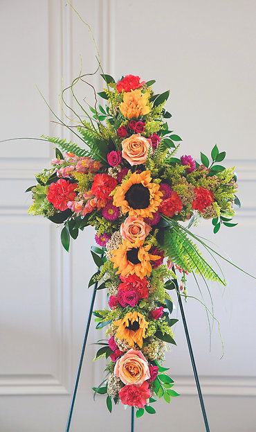 Golden Sunset Cross