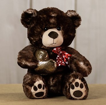 17\" Gold-Hearted Bear