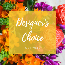 Get Well Designer\'s Choice Vased Arrangement