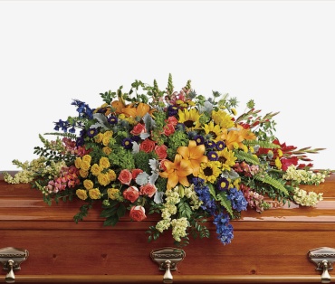 Celebration of Life Casket Spray