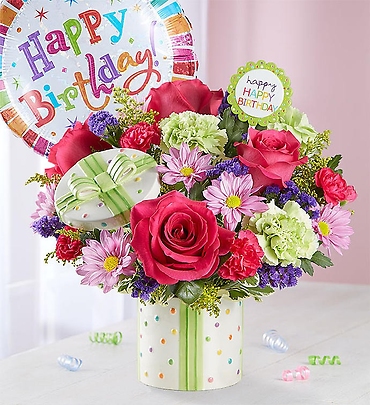Happy Birthday Present Bouquet