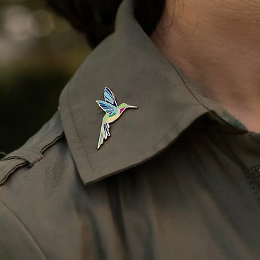 Hummingbird Lapel Pin