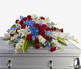 Patriotic Honor Casket Spray