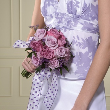 Lavender Rose Presentation Bouquet