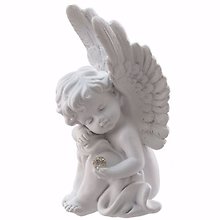 Angel Statue Holding Crystal