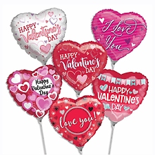 9\" Valentine\'s Day Air-Filled Balloons