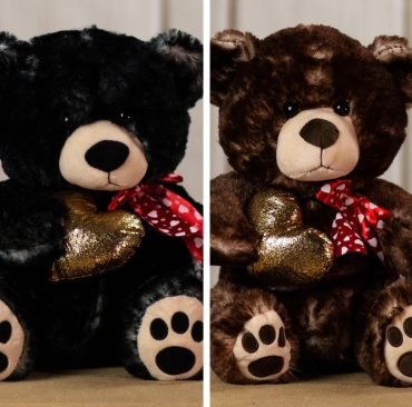 17\" Gold-Hearted Bear