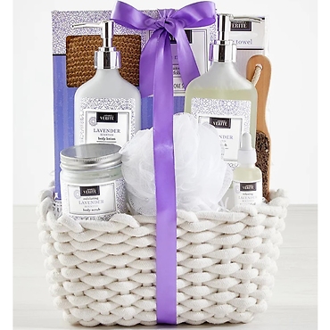 Lavender Spa Gift Basket