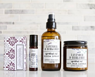 Lavender Bergamot Home and Gift Box