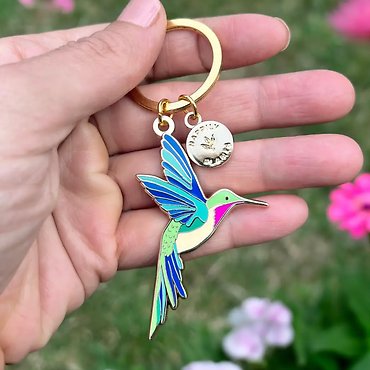 Hummingbird Keychain