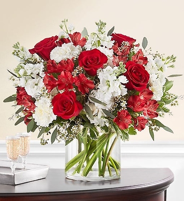 Crimson Rose Bouquet