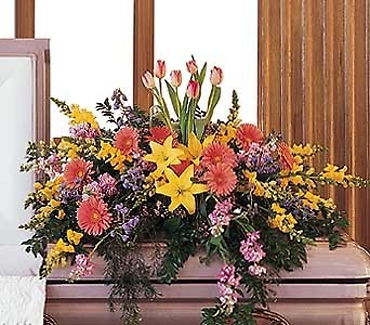 Blooming Glory Casket Spray.