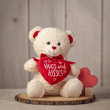 12\" Hugs & Kisses Teddy Bear