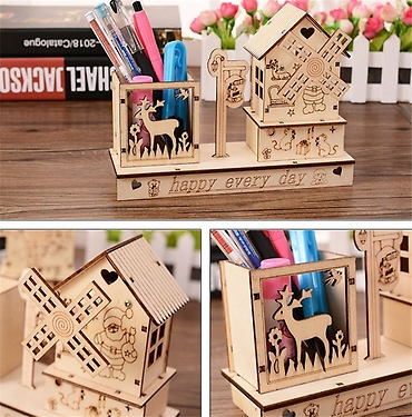 Printed Wood Penholder