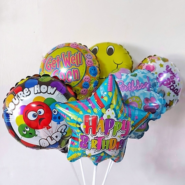 9\" Air-filled Mylar Balloons