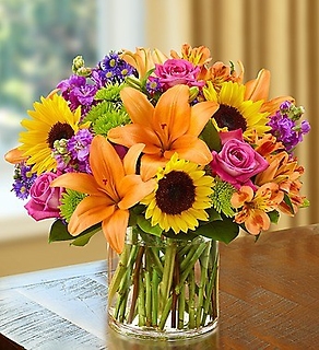 Bold Floral Embrace
