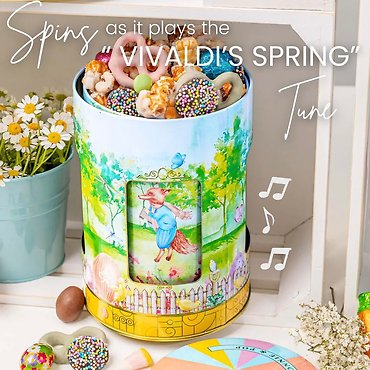 Musical Easter Carousel Gift Tin
