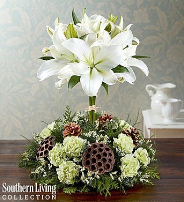 White Lily Topiary by Southern Living®