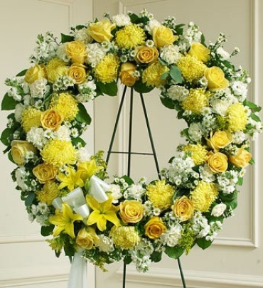 Serene Blessings Standing Wreath