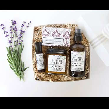 Lavender Bergamot Home and Gift Box