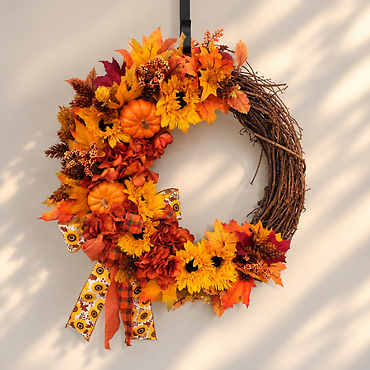 Harvest Glow Silk Wreath