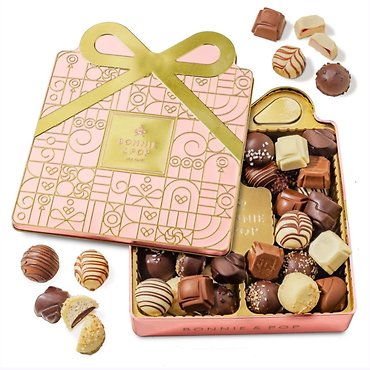 Sweet Bliss: Bonnie & Pop Chocolate Truffle Treasure Box
