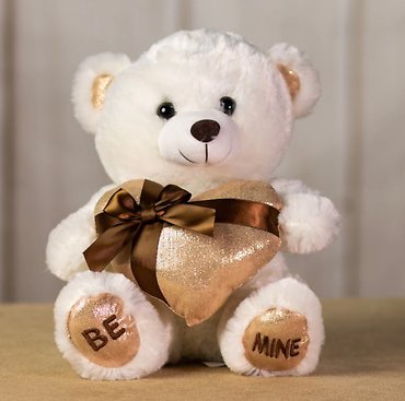 11\" Heart of Gold Bear