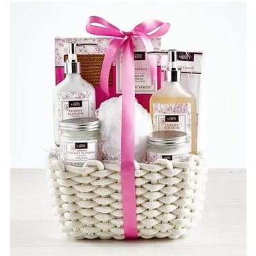 Cherry Blossom Spa Gift Basket