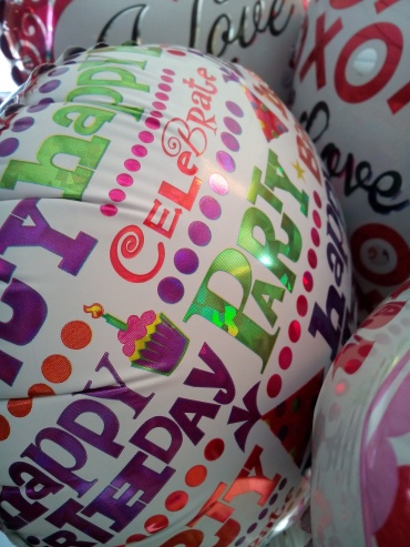 9\" Air-filled Mylar Balloons