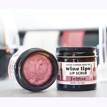Wine Lips - Sangria Exfoliating Lip Sugar Scrub 1oz Jar