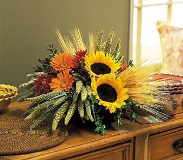 Sunflower Harvest Centerpiece