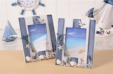 Marine Square Wood Picture Frame 