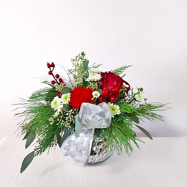 Red Christmas Bubble
