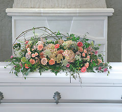 Garden Serenity Casket Spray