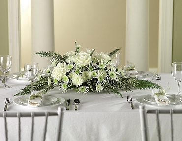 Blooming White Centerpiece
