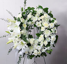Serene Farewell Wreath