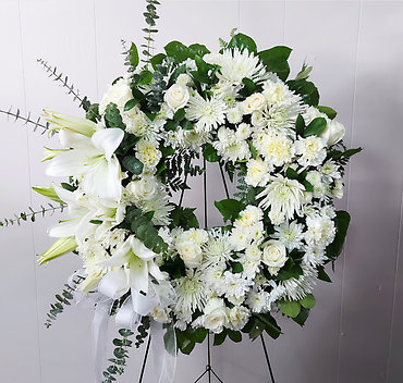 Serene Farewell Wreath