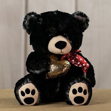 17\" Gold-Hearted Bear