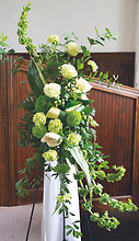 Peaceful Greens Standing Spray