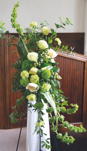 Peaceful Greens Standing Spray